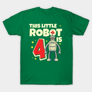 This little robit is now 4 T-Shirt